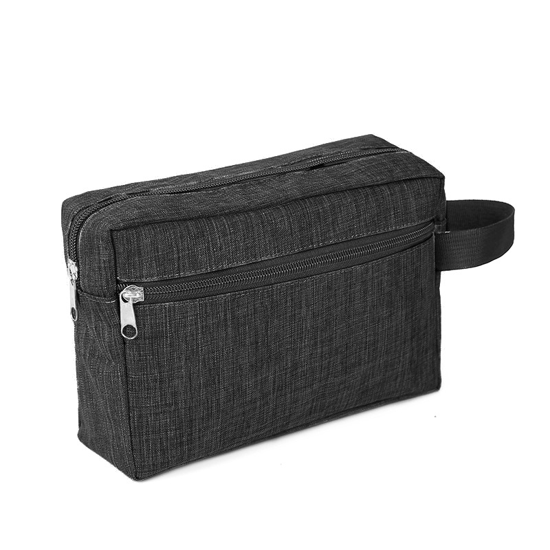 Oxford Double Layer Travel Cosmetic Bag