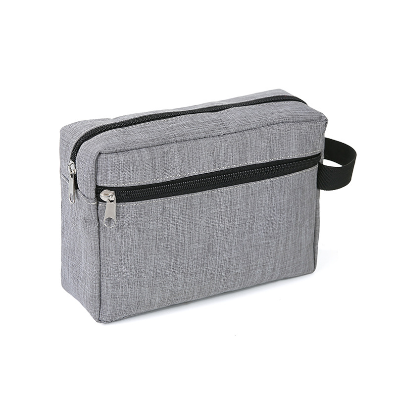 Oxford Double Layer Travel Cosmetic Bag