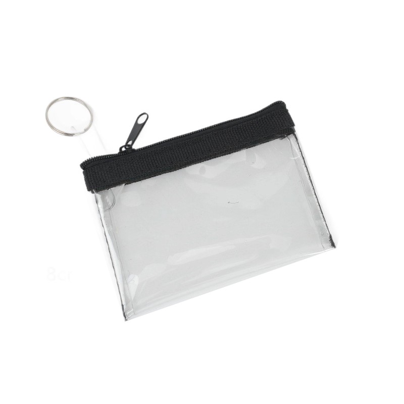 Transparent PVC Keychain Wallet