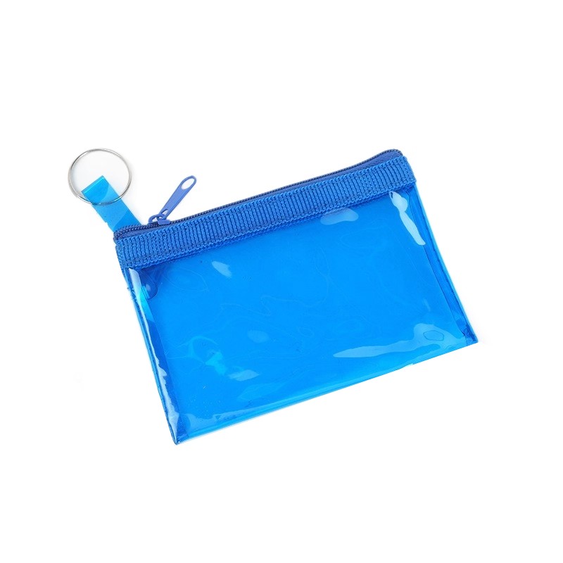 Transparent PVC Keychain Wallet
