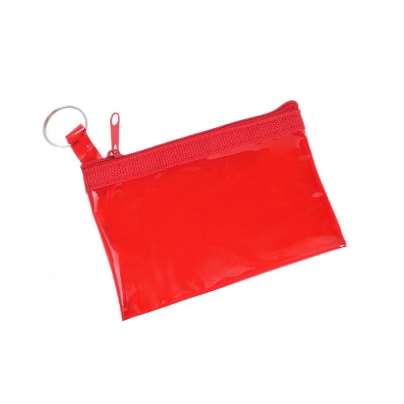 Transparent PVC Keychain Wallet