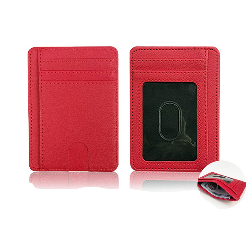 PU Leather RFID Card Holder