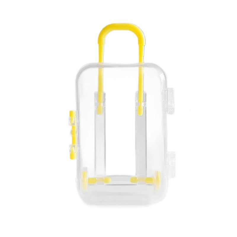 ABS Mini Luggage Jewelry Storage
