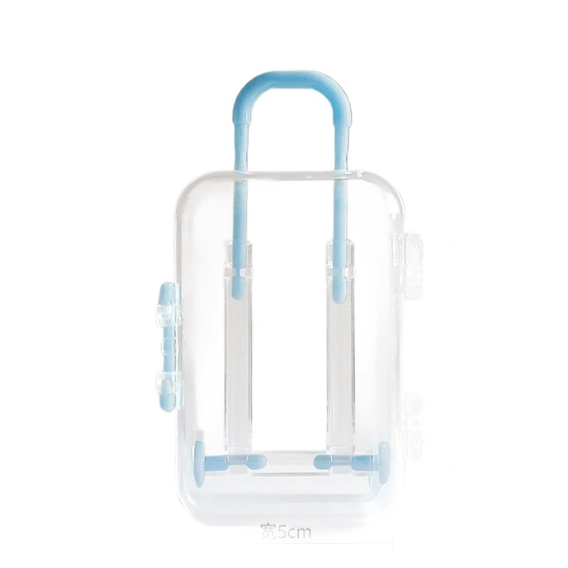 ABS Mini Luggage Jewelry Storage