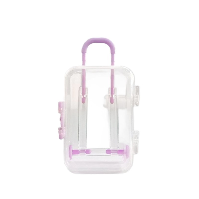 ABS Mini Luggage Jewelry Storage
