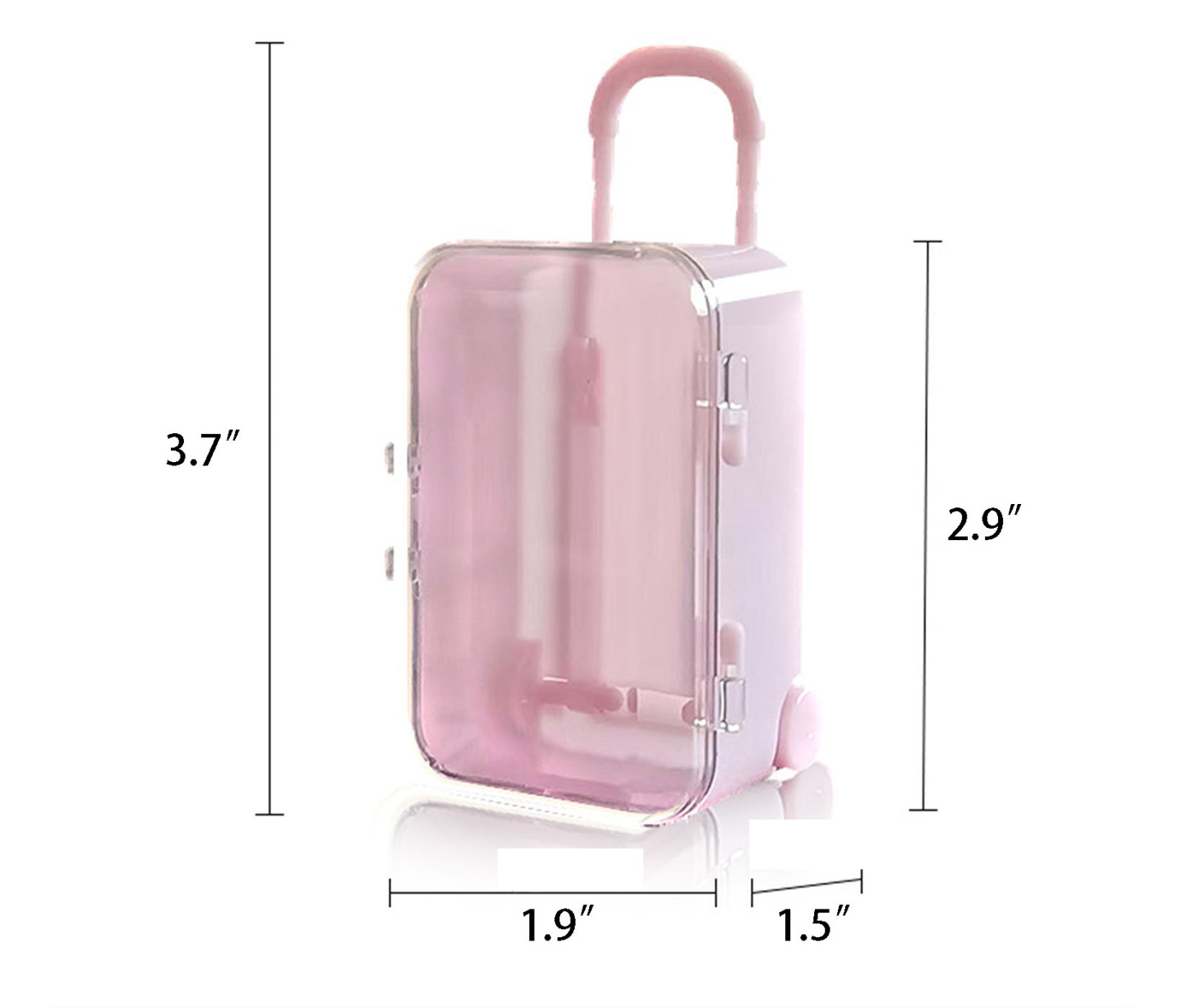ABS Mini Luggage Jewelry Storage