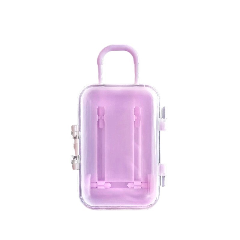 ABS Mini Luggage Jewelry Storage