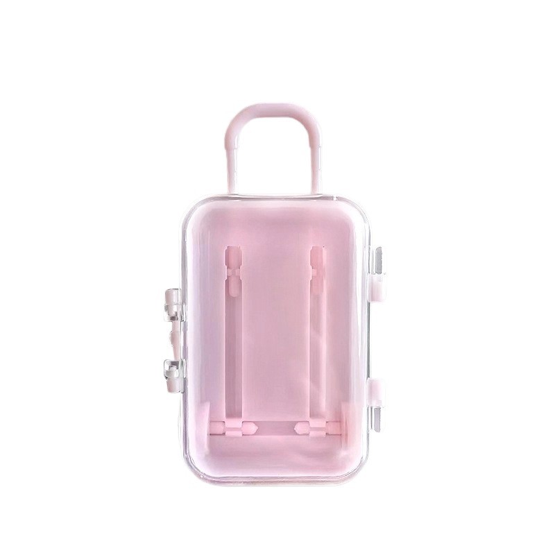 ABS Mini Luggage Jewelry Storage