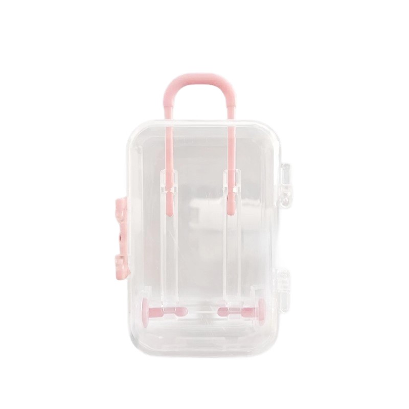 ABS Mini Luggage Jewelry Storage