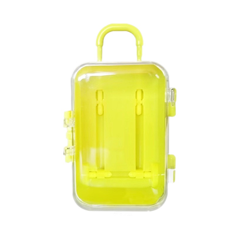 ABS Mini Luggage Jewelry Storage
