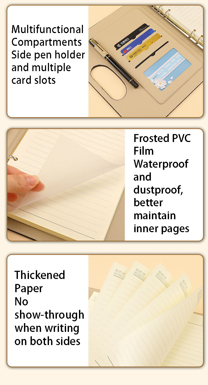 Cloth Cover Ring Notebook