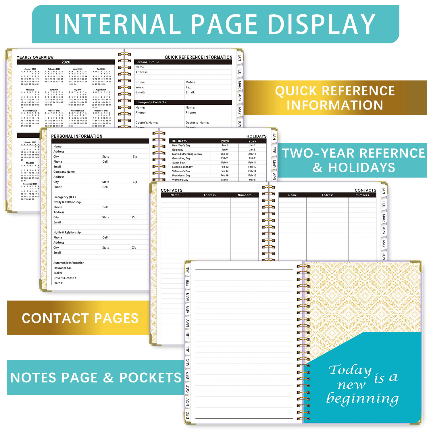 Coil Bound Weekly Planner (A5)