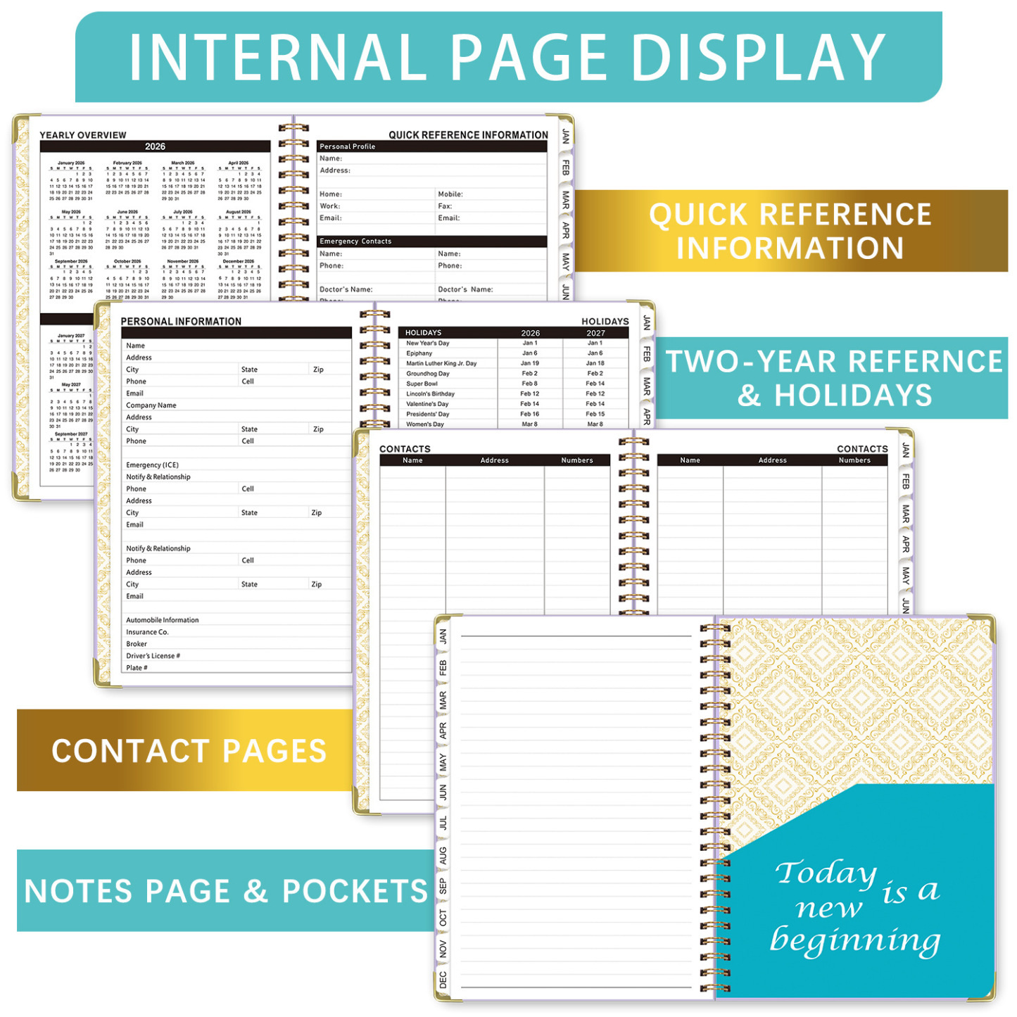 Coil Bound Weekly Planner (A5)