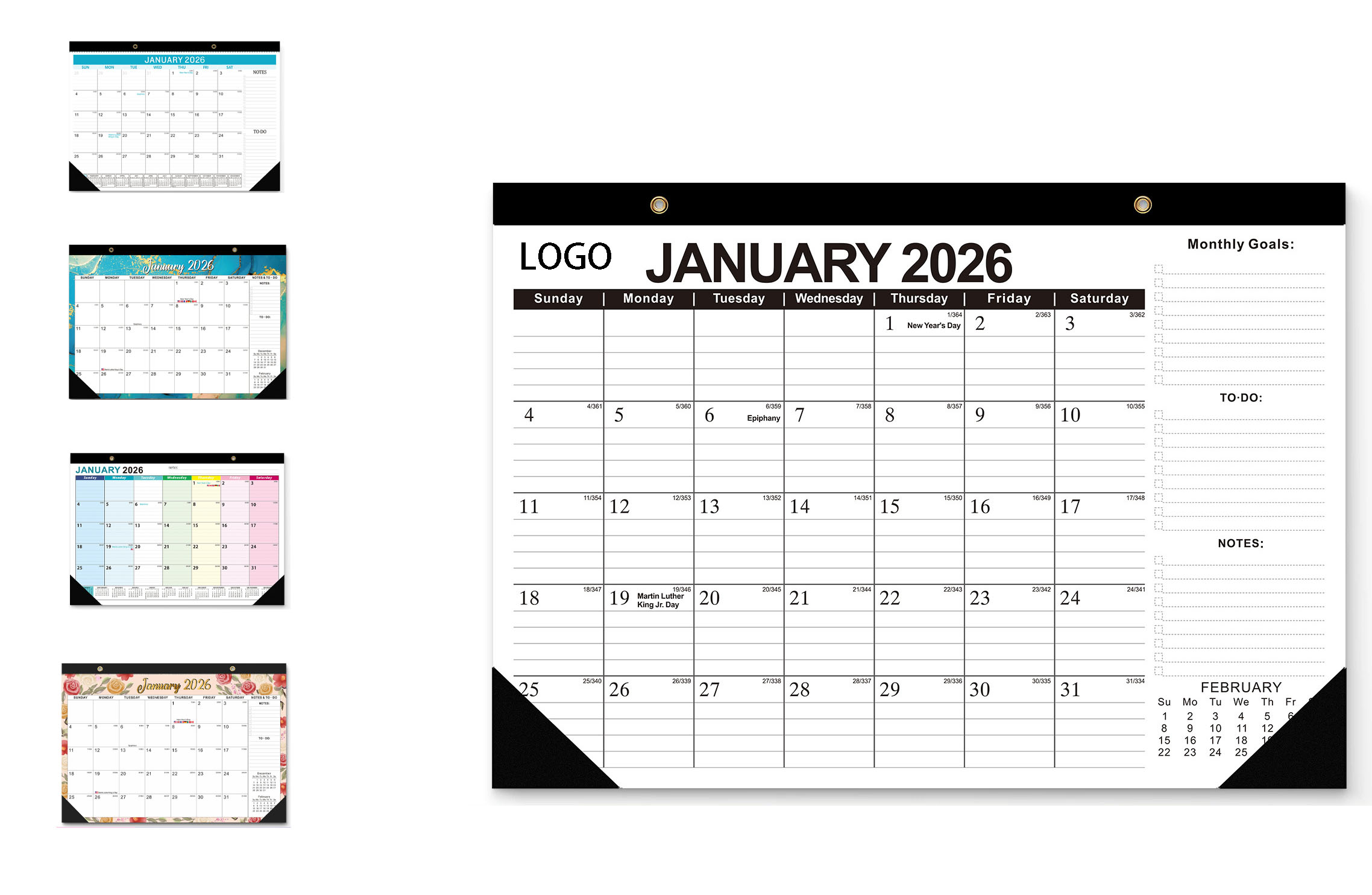 Business Desktop Planner Calendar