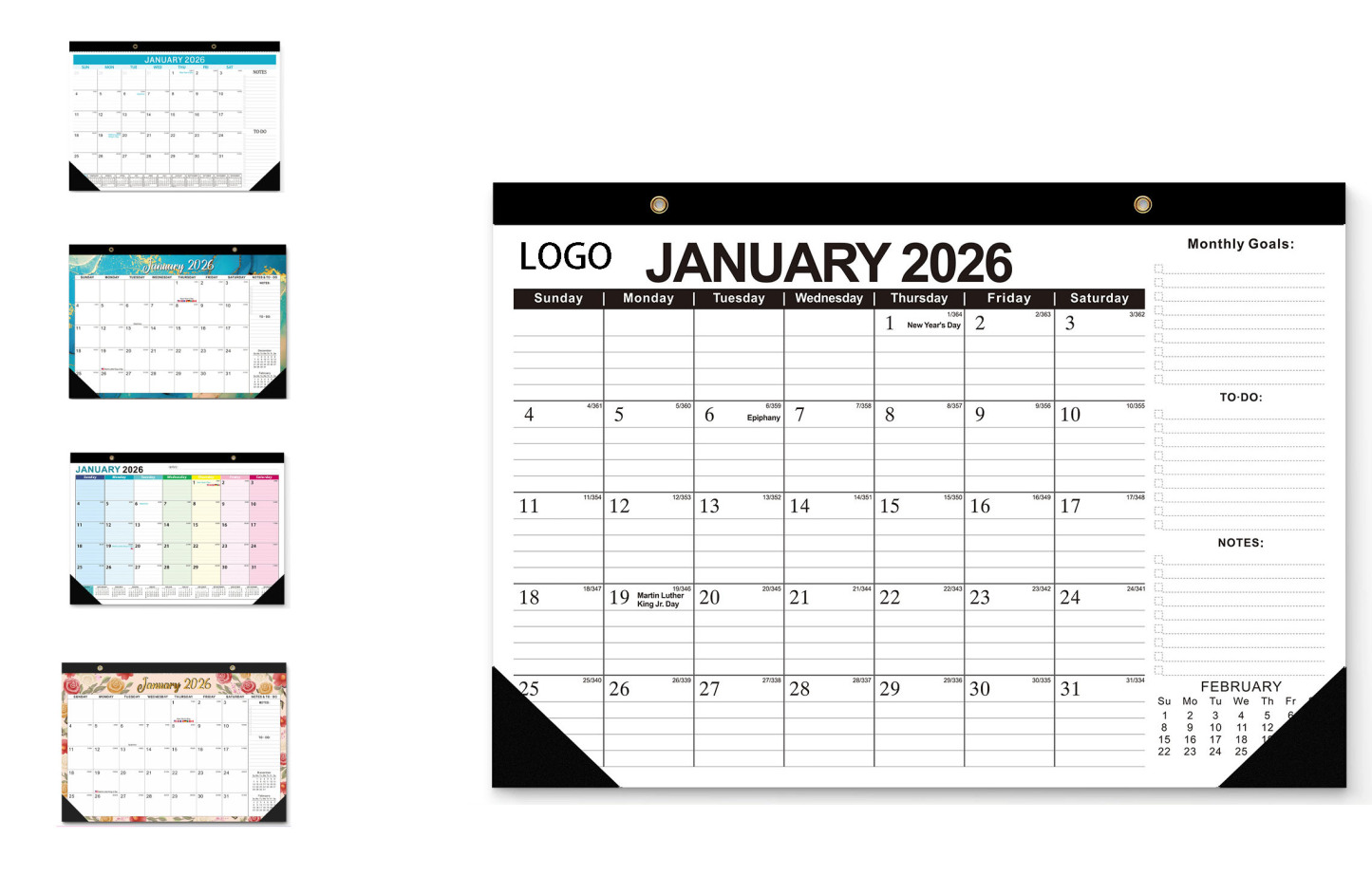 Business Desktop Planner Calendar