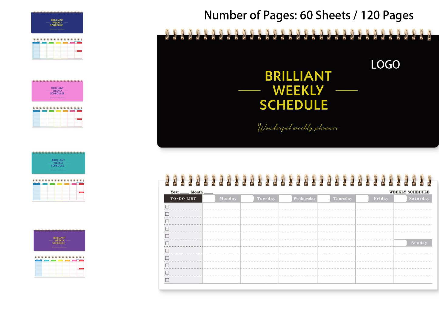 PP Coil Weekly Planner