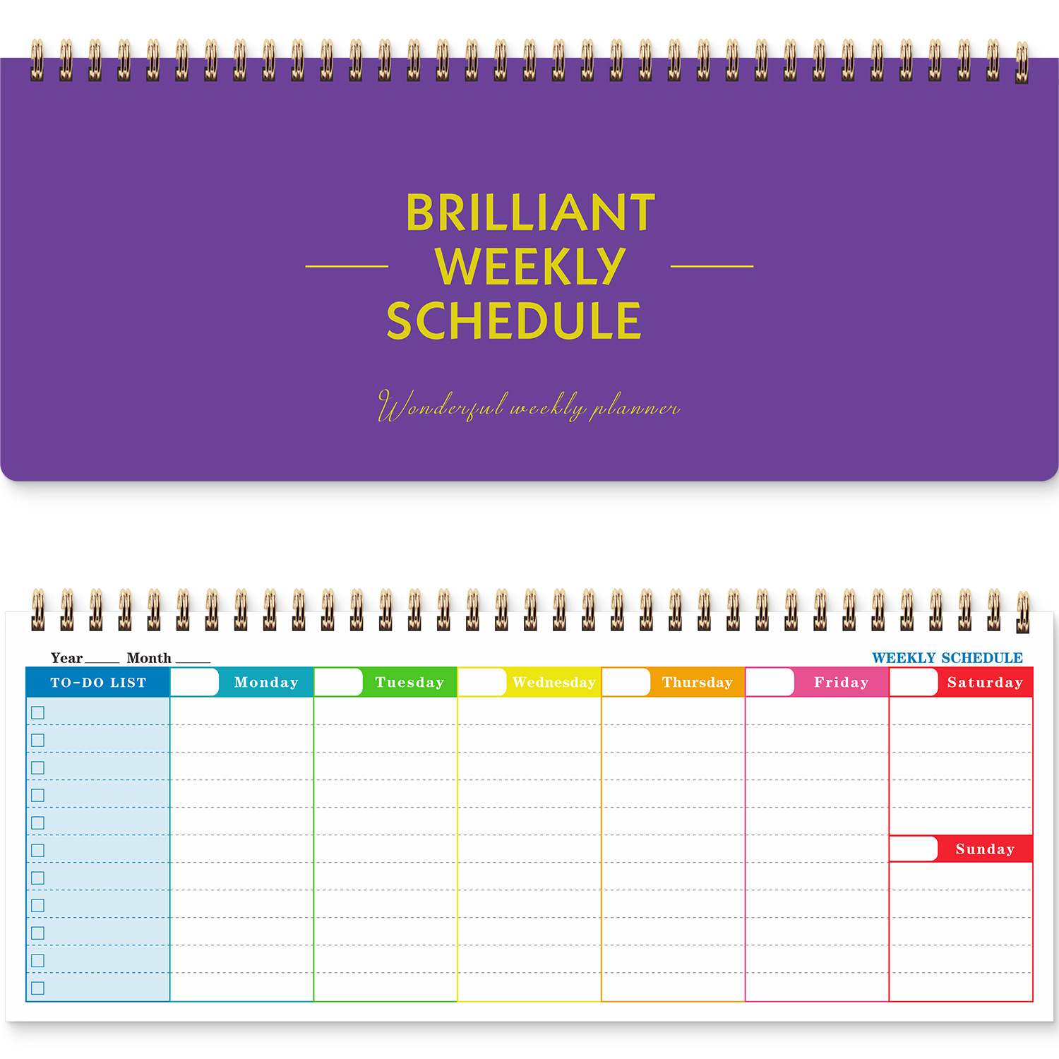 PP Coil Weekly Planner