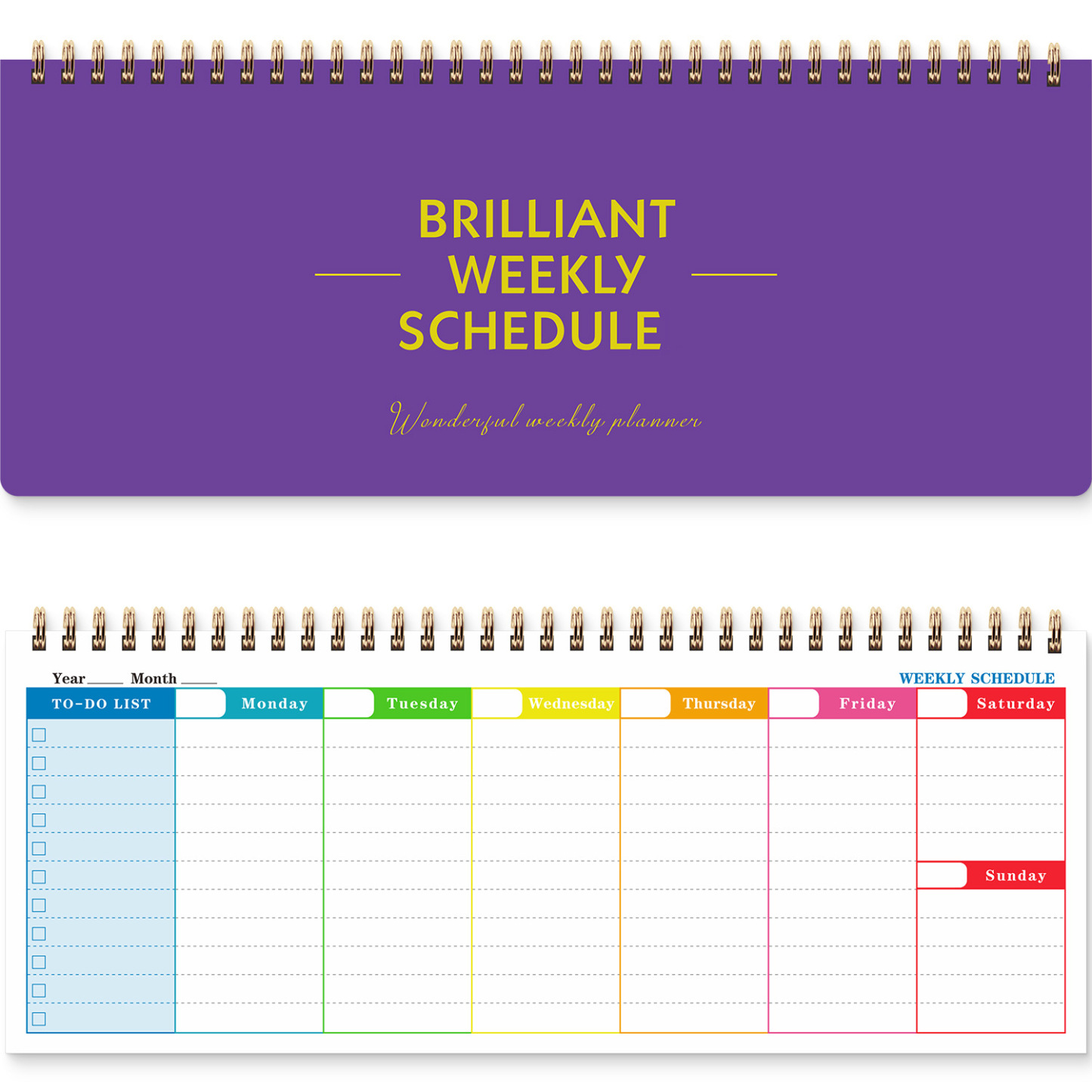 PP Coil Weekly Planner