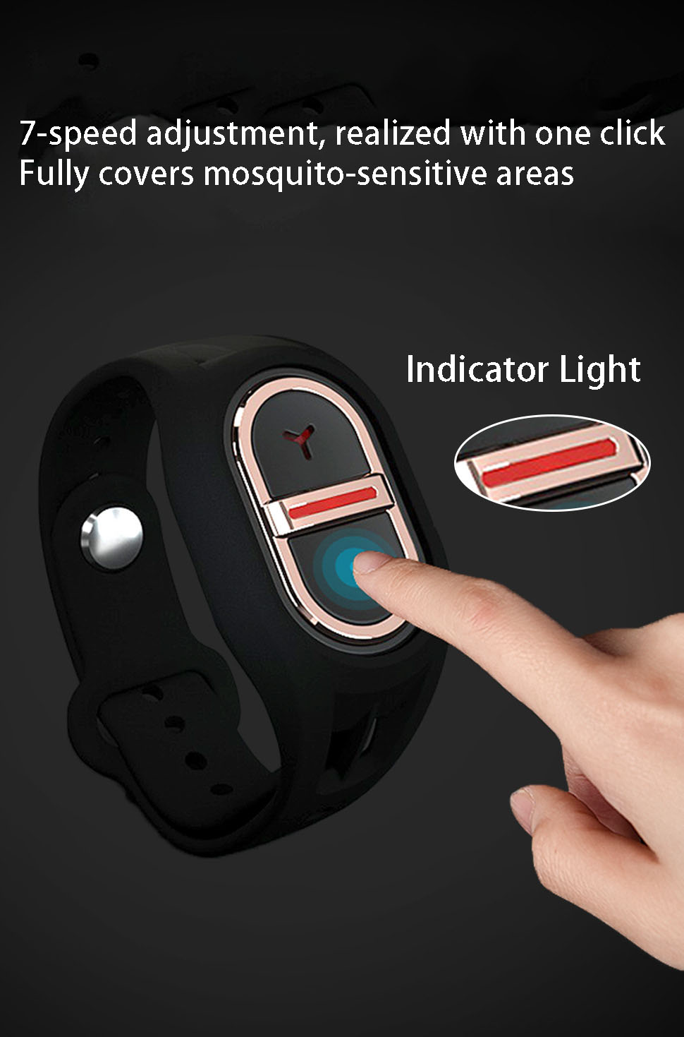 Ultrasonic Mosquito Repellent Wristband