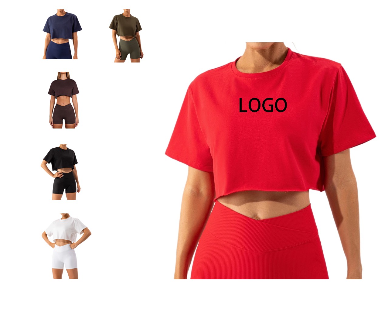Cotton Yoga Workout Tee