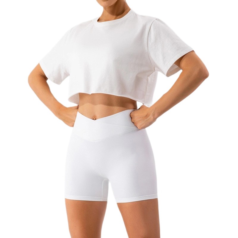 Cotton Yoga Workout Tee