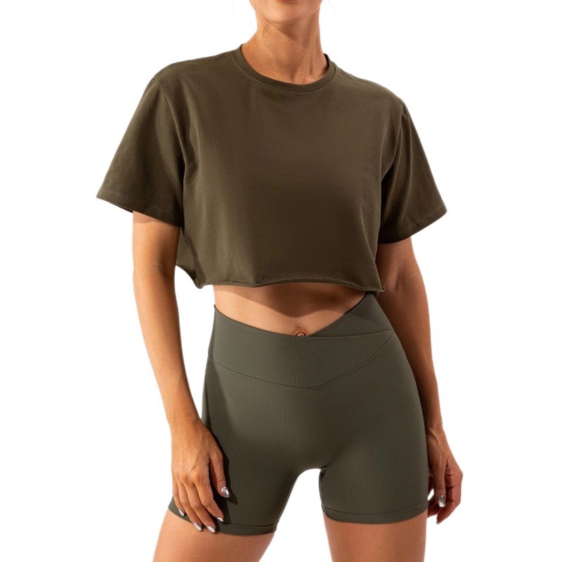 Cotton Yoga Workout Tee