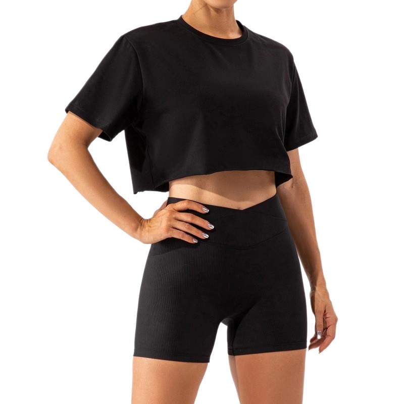 Cotton Yoga Workout Tee
