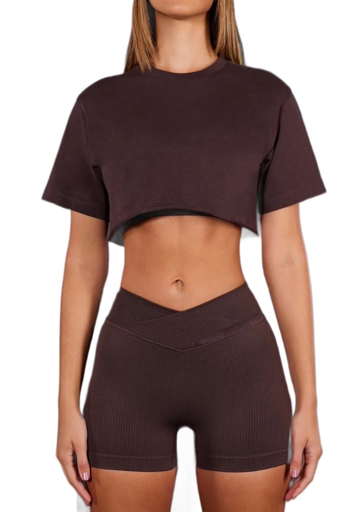 Cotton Yoga Workout Tee