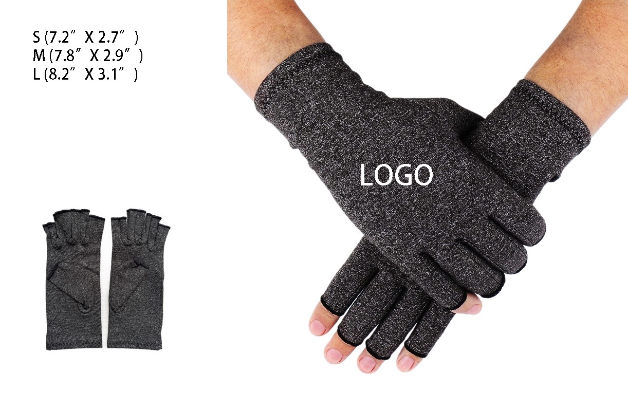 Cotton Half-Finger Massage Gloves