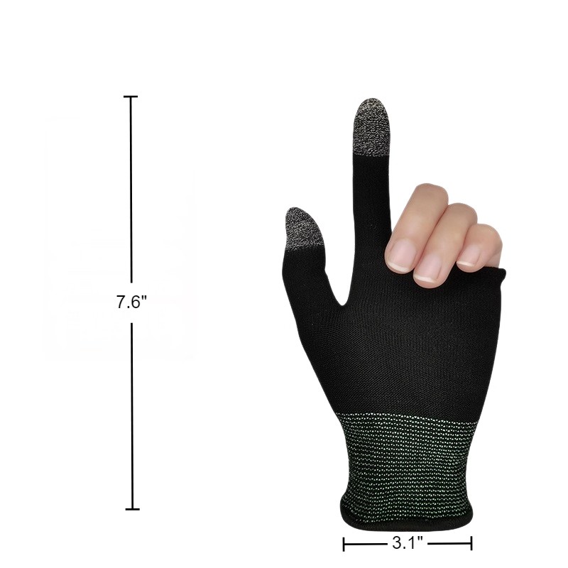 Nylon Silver Fiber Gaming Gloves