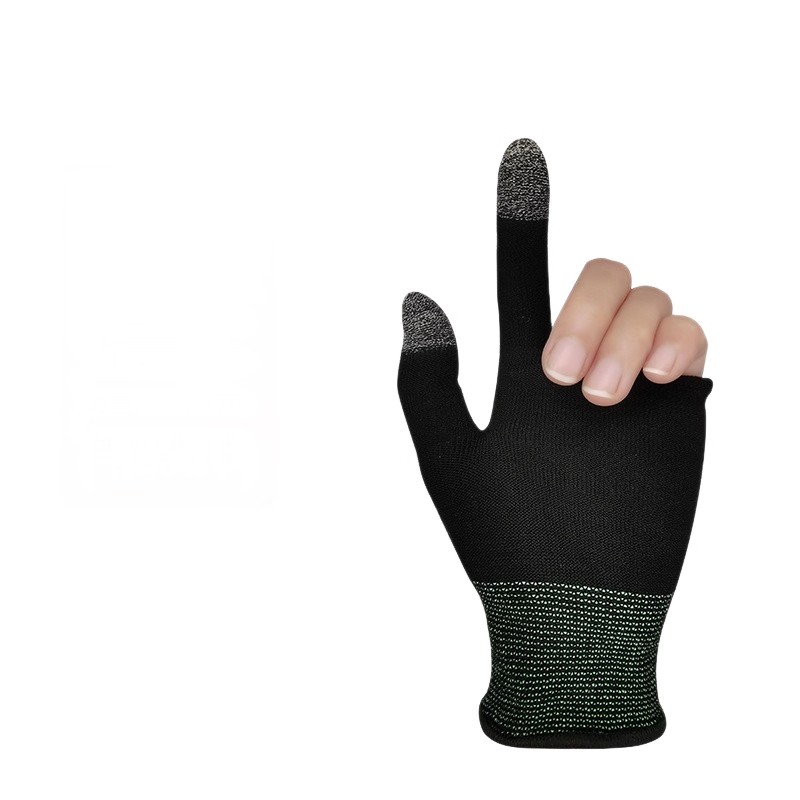Nylon Silver Fiber Gaming Gloves