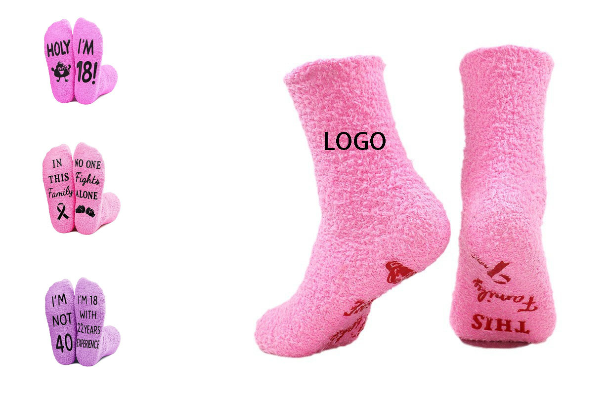 Coral Fleece Non-Slip Floor Socks