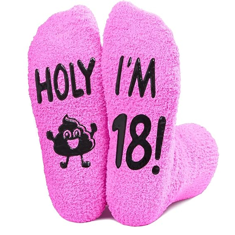 Coral Fleece Non-Slip Floor Socks