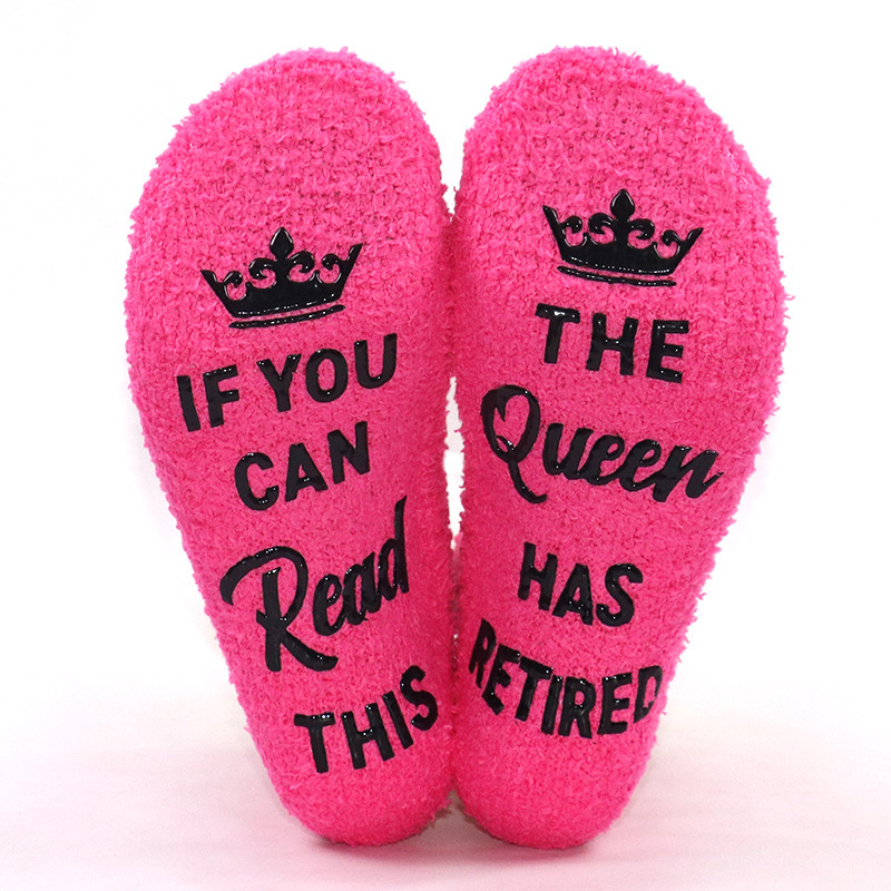 Coral Fleece Non-Slip Floor Socks