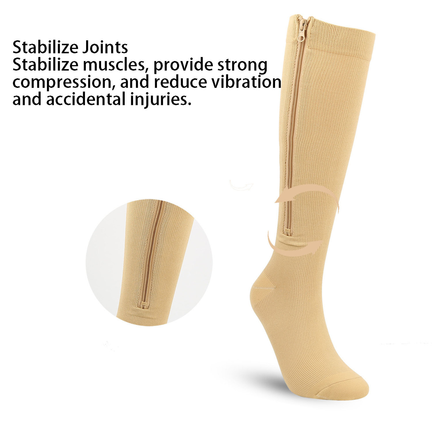 Nylon Full Compression Sports Socks