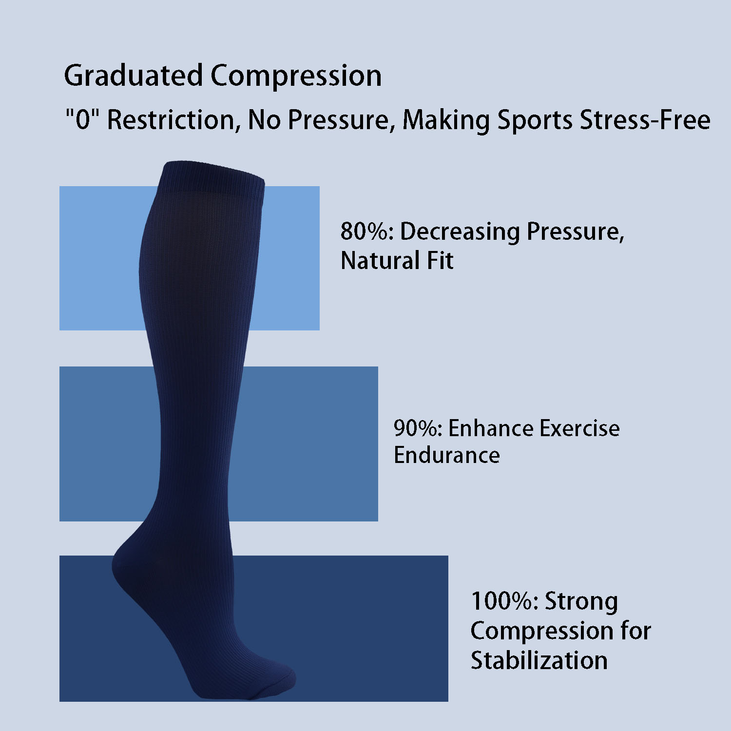 Nylon Compression Outdoor Socks