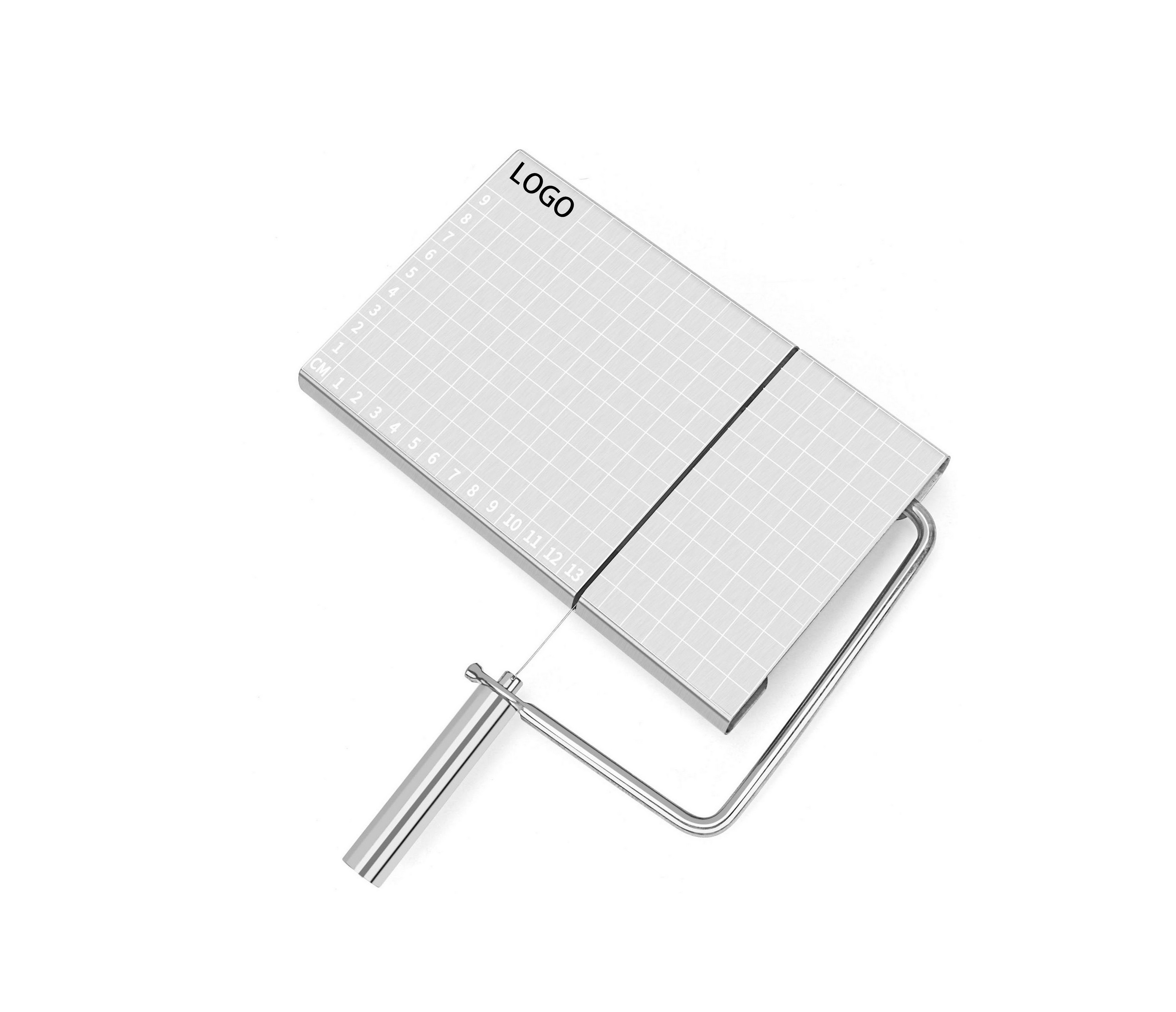 Stainless Steel Cheese Slicer with Marks