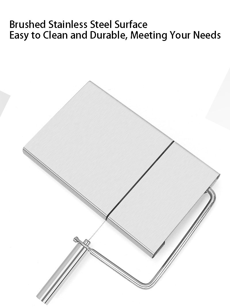 Stainless Steel Cheese Slicer with Marks