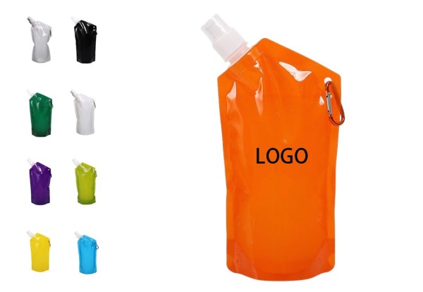 Bend-A-Water Bottle W/ Carabiner-25oz