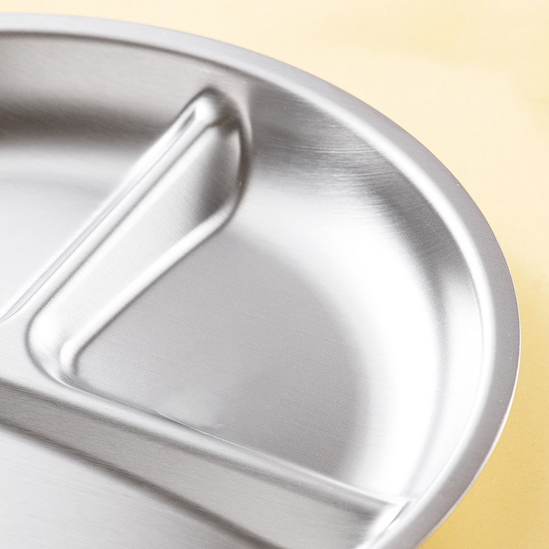 Stainless Children's Portion Plate