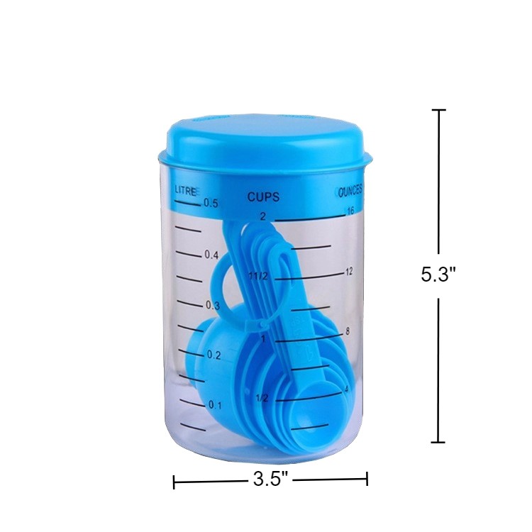 Kitchen Measuring 7-Piece Set for Liquids or Solids