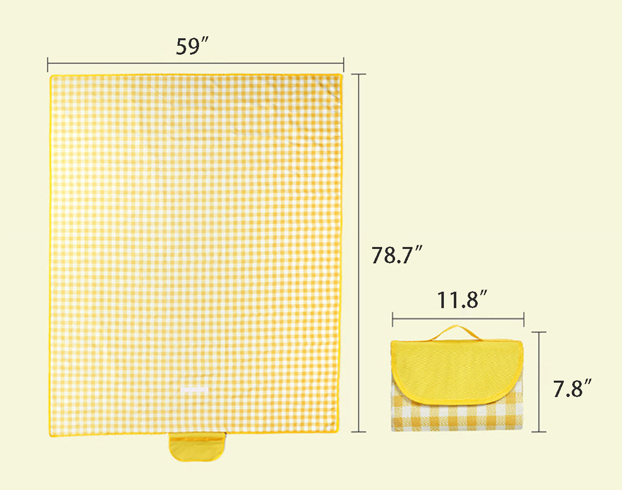 Oxford Waterproof Picnic Blanket