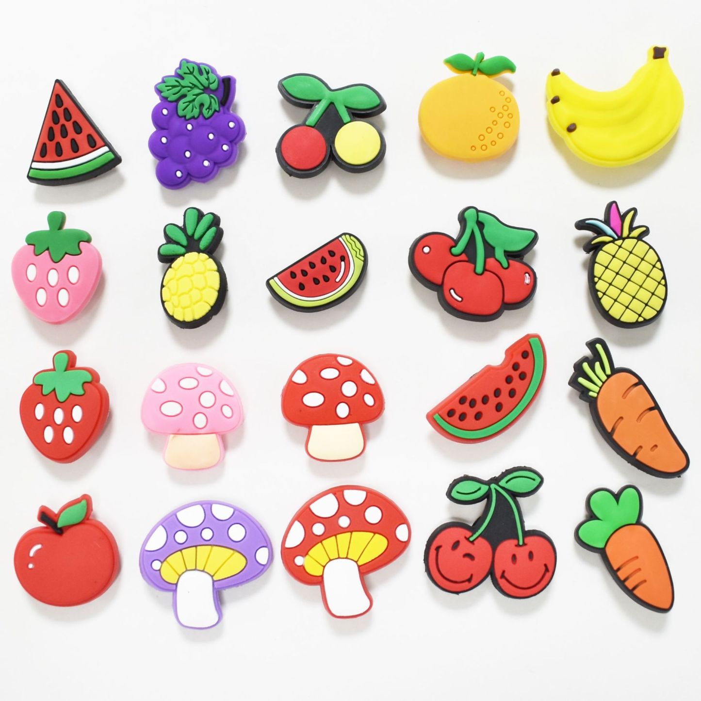 2D Custom-Molded PVC Charms- 1"