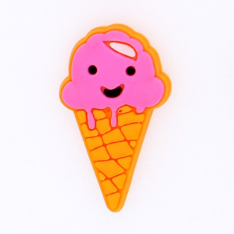 2D Custom-Molded PVC Charms- 1"