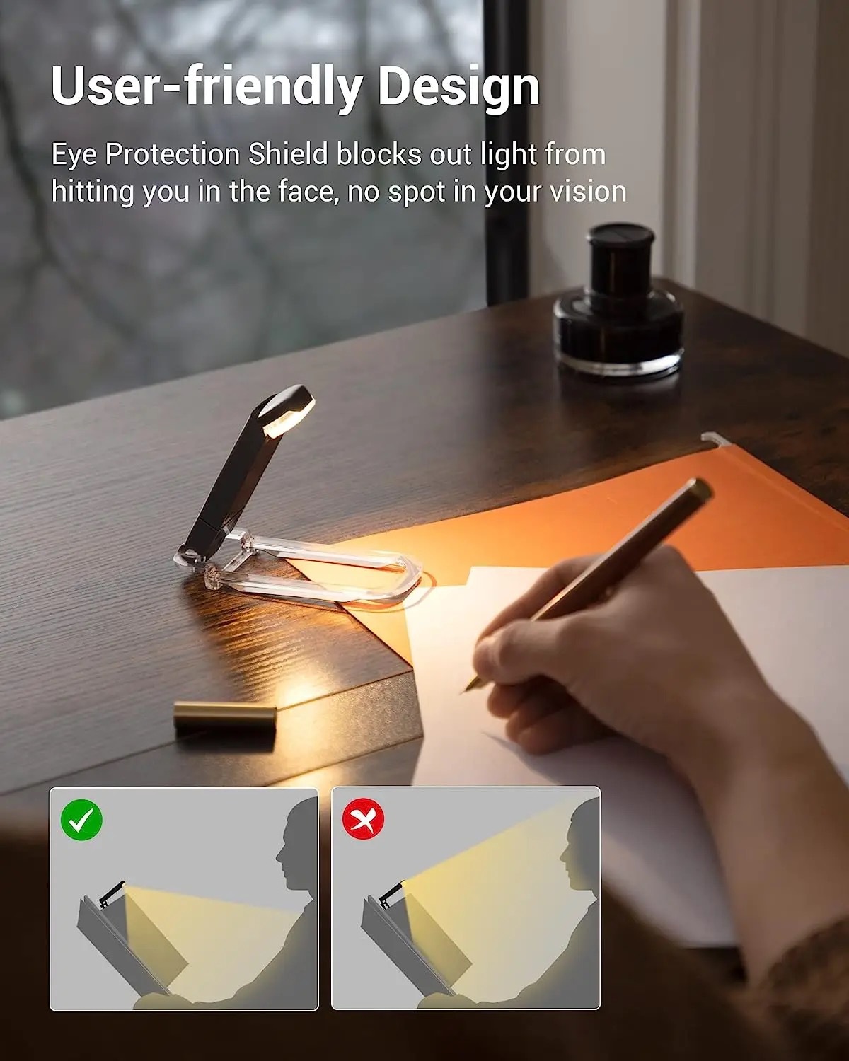 USB Charging Clip-on Reading Light