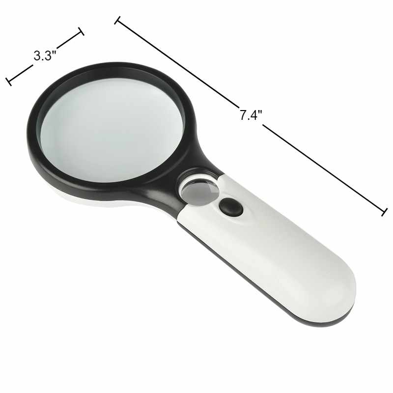 Handheld Magnifier with LED Light