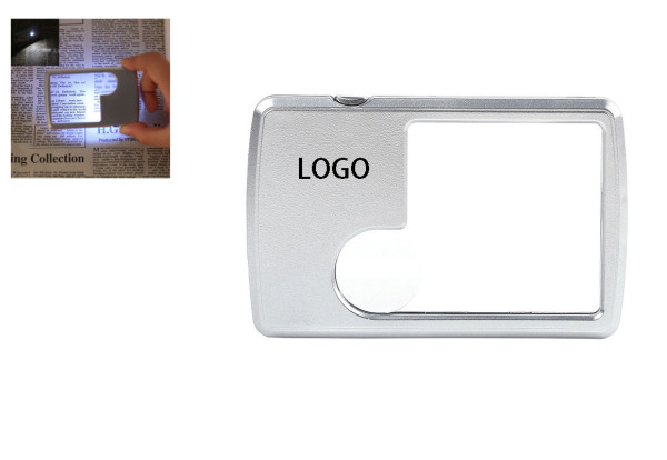 LED Light Square Magnifier