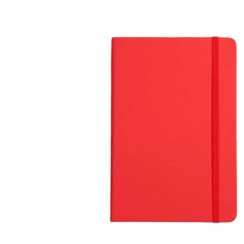 Faux Leather Elastic Strap Notebook