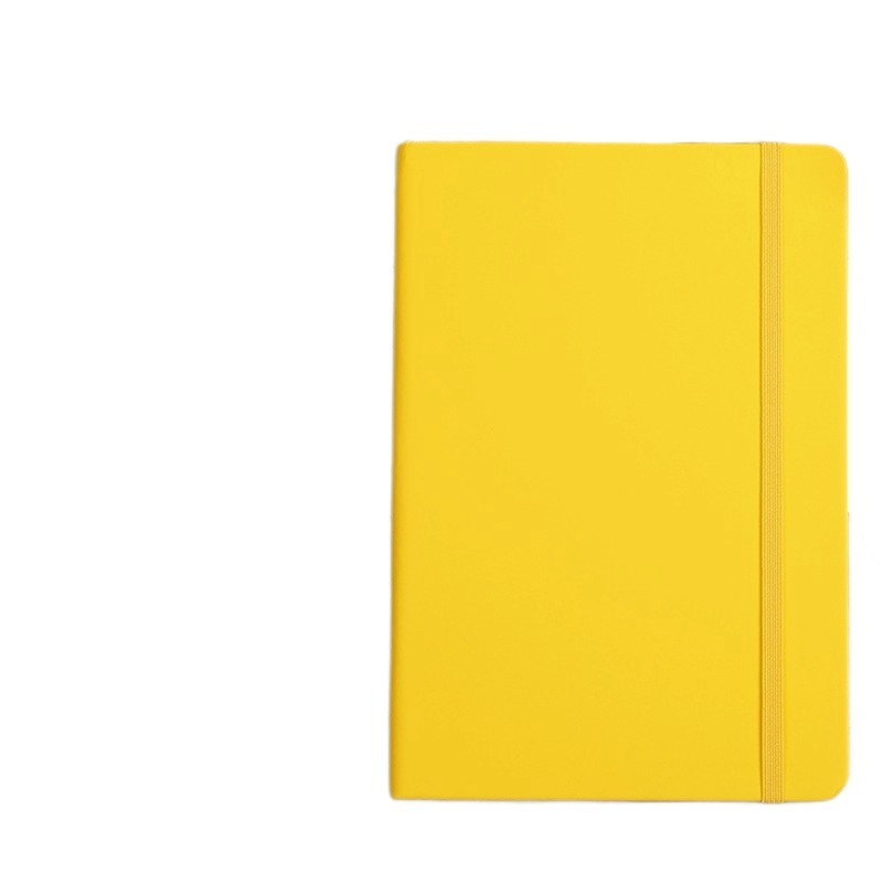Faux Leather Elastic Strap Notebook