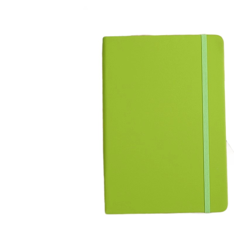 Faux Leather Elastic Strap Notebook